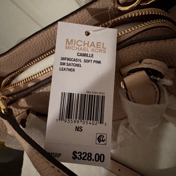 BNWT Michael Kors Blush Leather Satchel - Picture 4 of 9